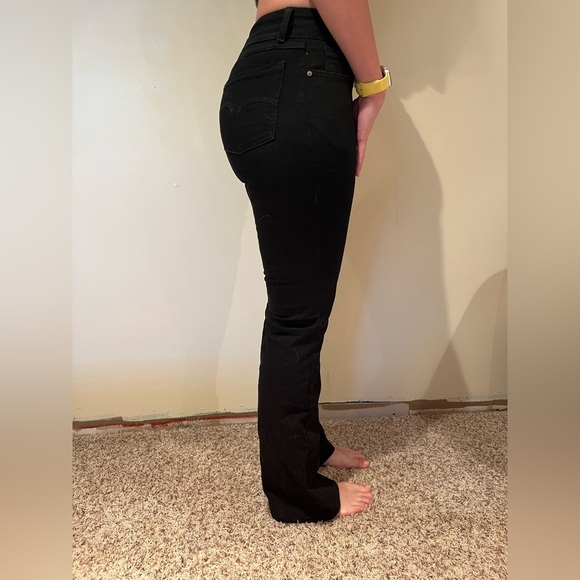 Low rise black wrangler jeans - Picture 2 of 4